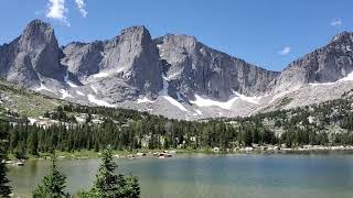 Backpacking Wyomings Wind River Range Four Pass Southern Tour including Cirque of the Towers [upl. by Lrat]