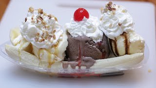 How to Make a Banana Split at Home  Easy Banana Splits Recipe [upl. by Akimet787]