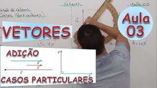 Vetores  Aula 03 Adição  Casos Particulares [upl. by Gussman]