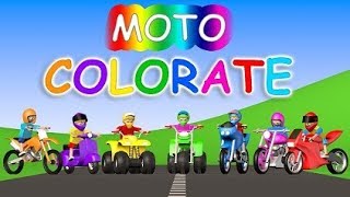 Moto Colorate  AlexKidsTV [upl. by Sloane]