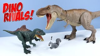 Jurassic World Dino Rivals Bite n Fight Tyrannosaurus Rex Concavenator [upl. by Latsyrd]