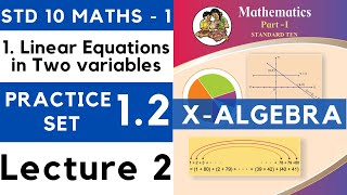 Class 10 Practice Set 12 Lecture 2  Chapter 1 Linear Equations in Two Variables  10th Maths  SSC [upl. by Nylidnarb]