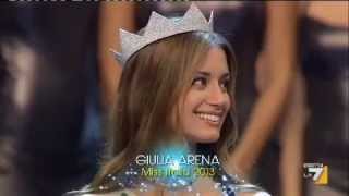 Miss Italia  GIULIA ARENA VINCE IL TITOLO DI MISS ITALIA 2013 [upl. by Yerrok844]