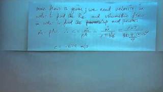 Laminar Flow Example Problem [upl. by Aimak]