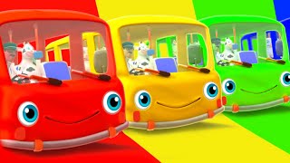 Wheels On The Bus All Episodes  More Nursery Rhymes amp Kids Songs  Minibus [upl. by Eillam]