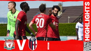 Highlights Liverpool v Bologna  Backtoback wins for the Reds [upl. by Aneral11]