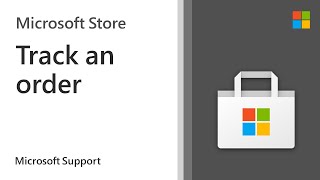 How to track a Microsoft Store order  Microsoft [upl. by Sall]