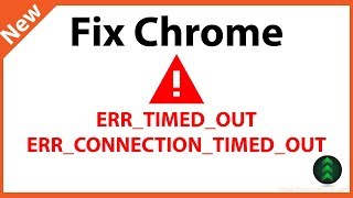 How to Fix ERR TIMED OUT on Google Chrome [upl. by Adnilrev]