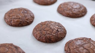 Fudgy Brownie Cookies Recipe [upl. by Rame]