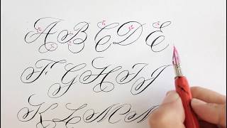 how to write in calligraphy for beginners  easy way [upl. by Echikson987]