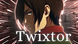 mikasa twixtor 4k [upl. by Noivart]