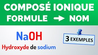 Comment trouver le NOM dun composé ionique   PhysiqueChimie [upl. by Supen]