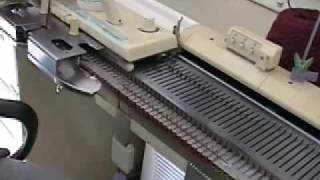 Knitting Machine Sample [upl. by Innoj]