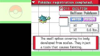 How to get Qwilfish in Pokemon SoulSilver [upl. by Akilaz710]