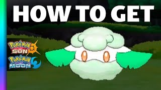 HOW TO GET Cottonee in Pokemon Sun version exclusive [upl. by Surad987]