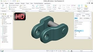 Defining and Saving a Custom Isometric View in Creo Parametric [upl. by Anomis]