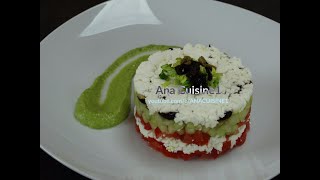 Entrées Fraîcheur aux saveurs de la Méditérranée🥗Salade de🥒concombre 🧀Feta🍅tomate👩‍🍳Recette de lété [upl. by Nomor]