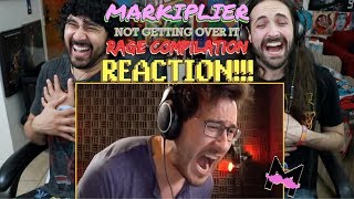 Markiplier Not Getting Over It RAGE COMPILATION  REACTION [upl. by Aiuqal]