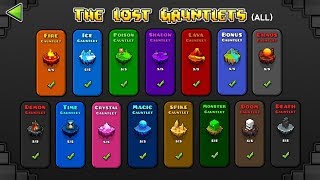 Geometry Dash  All Gauntlets Compilation  All levelsalmost All coins READ DESCRIPTION [upl. by Quiteris36]