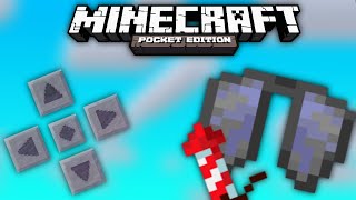 How to use Elytra in Minecraft Pocket Edition 2022 [upl. by Nwadrebma]