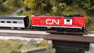 Rapido HO Scale MLW RS18 and CNVIA Tempo Train [upl. by Patman]