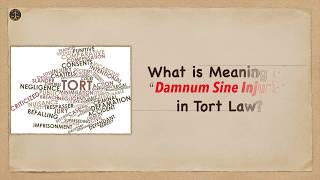 Meaning of Damnum sine Injuria in Tort Law [upl. by Calvin]