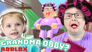 Escape Grandmas House Obby Kin Tin Plays Roblox [upl. by Nwaf]