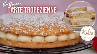 Tarte Tropezienne 😍🌴 Wie Bienenstich nur besser 😎 Kikis Kitchen [upl. by Rudy]