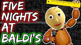 FIVE NIGHTS AT BALDIS IS BACK  Baldis Basics FNAF Fan Game [upl. by Ahtamat427]