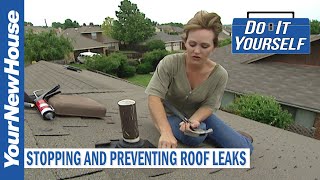 Roof Repairs  Stop and Prevent Leaky Shingles and Vents  Do It Yourself [upl. by Disraeli827]