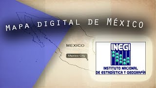 Mapa Digital de México de INEGI Descarga y primero pasos [upl. by Anerok]