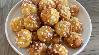 Choux pastry chouquettes recipe  Happy Home Food [upl. by Barra]