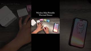 Wireless Mini Portable Thermal Printer [upl. by Yecies492]