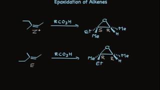 Epoxidation of Alkenes [upl. by Aitnwahs]