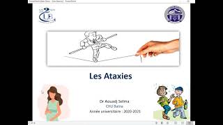 Les ataxies Dr Aouadj [upl. by Ulrick]