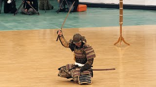 Shojitsu Kenrikata Ichiryu Katchu Battojutsu  42nd Japanese Kobudo Demonstration 2019 [upl. by Rianon723]