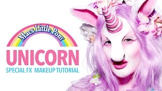 My little unicorn special fx makeup tutorial [upl. by Sedinoel]