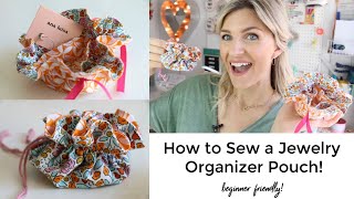 How to Make a Jewelry Organizer Pouch [upl. by Aehs]