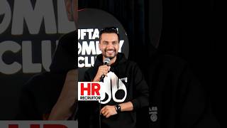 HR Recruiter  Vikas Kush Sharma  Standup Comedy Crowd Work standupcomedy shorts [upl. by Lunneta]