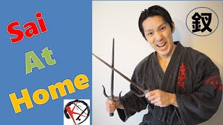 How to practice Sai at homeRyukyu Kobudo [upl. by Aubin28]