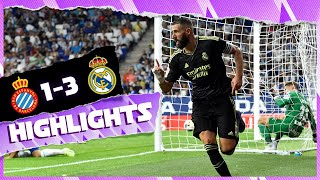 Espanyol 13 Real Madrid  HIGHLIGHTS  LaLiga 202223 [upl. by Enoitna]