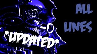 Ballora  All New Custom Night Voicelines with Subtitles  FNaF Sister Location [upl. by Feer]