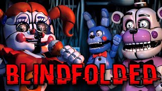 Is It POSSIBLE to BEAT Five Nights at Freddys Sister Location BLINDFOLDED ft AstralSpiff [upl. by Parrnell412]