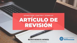 Articulo de revisión estructura función y algunos ejemplos [upl. by Aiuqes]