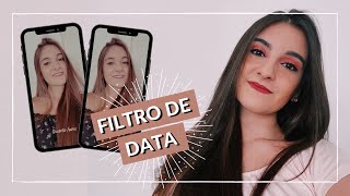 COMO CRIAR FILTROS COM DATA HORA E DIA DA SEMANA PARA O STORIES DO INSTAGRAM [upl. by Noroj]