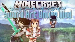 Minecraft ITA  Mod SWORD ART ONLINE Mod  Armi amp Interfaccia SAO [upl. by Joappa]