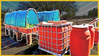 COMPLETED DIY Build of Aquaponics System  Movie Length Full Version of Finished Project [upl. by Aihsal]