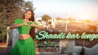 Shaadi Kar Lenge  Dance Video  Bindass Kavya amp Pravisht Mishra [upl. by Yanaj]