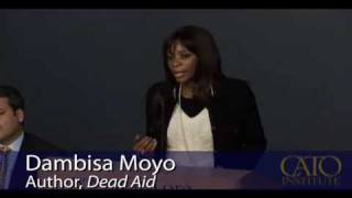 Cato  Dambisa Moyo explains why Govt aid keeps Africa poor [upl. by Nocam]