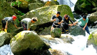 Fishing in the upper Himalayan River of Nepal [upl. by Socem760]